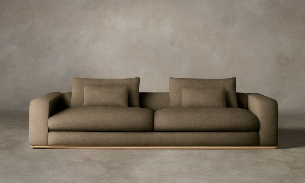 The Nicola Sofa - Mohair Mink