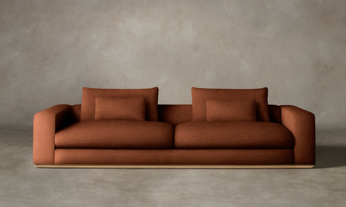 The Nicola Sofa - Mohair Spice