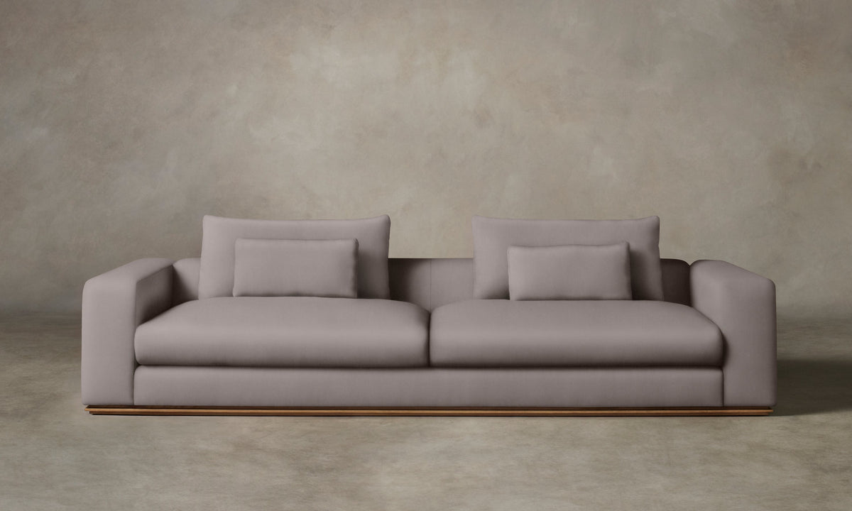 The Nicola Sofa - Nubuck Leather Asphalt