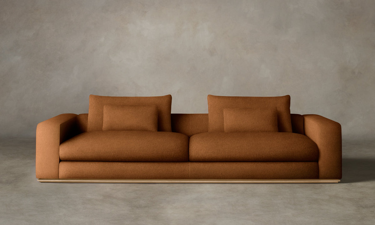 The Nicola Sofa - Performance Velvet Cider