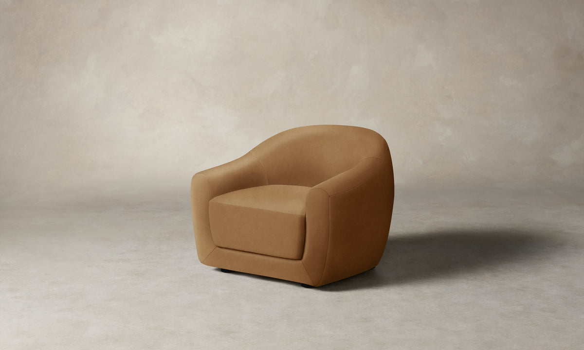The Oliver Chair - Costa Leather Nutmeg