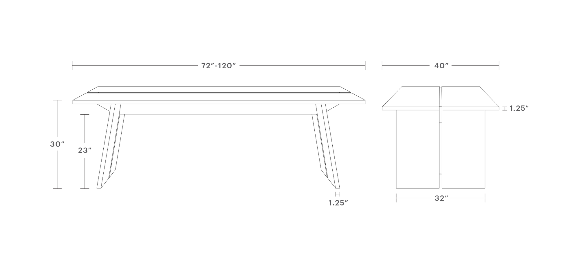 The Carlisle Dining Table Maiden Home