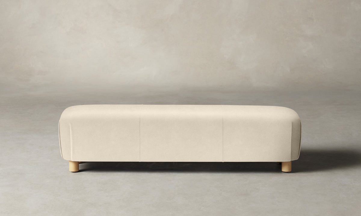 The Perry Bench - Costa Leather Sesame