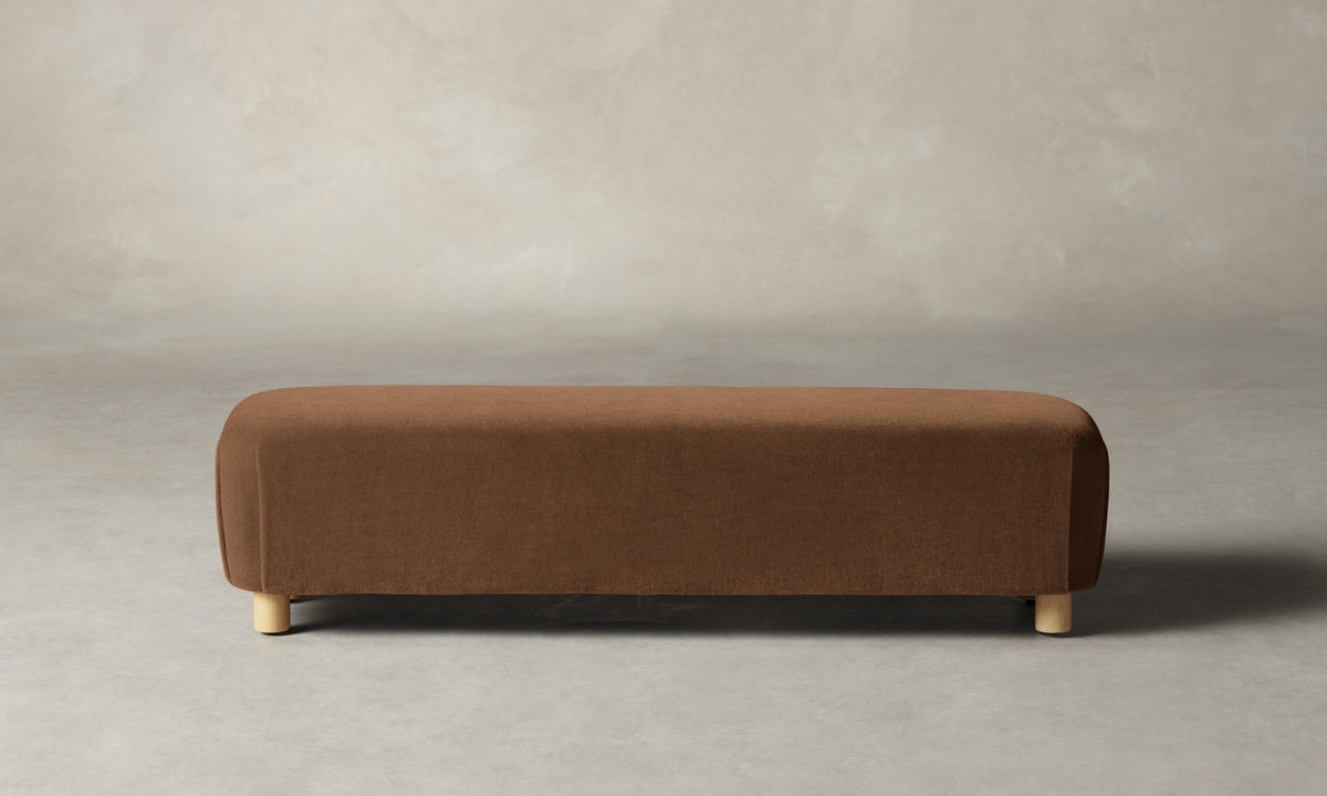 The Perry Bench - Marled Alpaca Velvet Whiskey