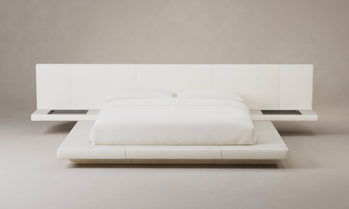 The Petra Bed - Marled Alpaca Velvet Rosette