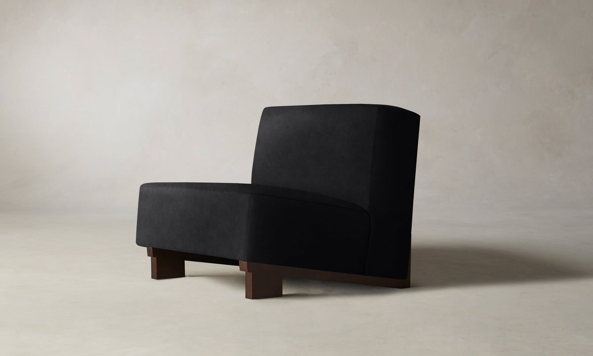 The Remsen Chair - Costa Leather Jet