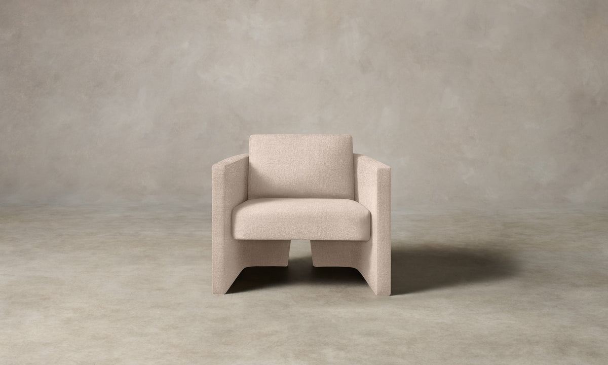 The Separa Chair - Heritage Belgian Linen Petal
