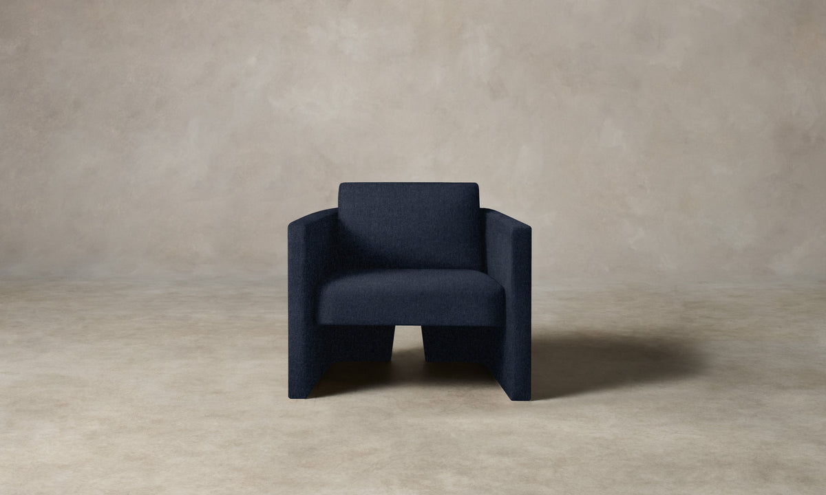 The Separa Chair - Italian Brushed Wool Harbor