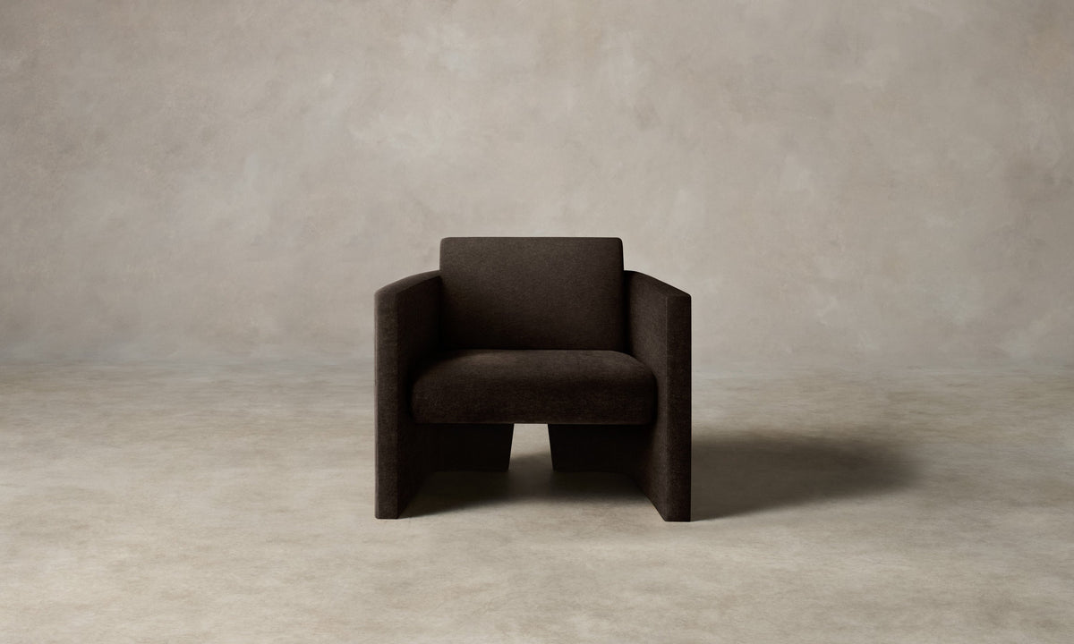 The Separa Chair - Mohair Chocolate