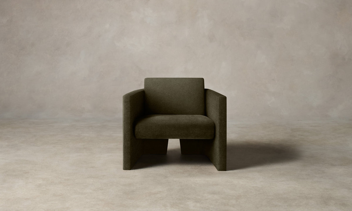 The Separa Chair - Mohair Moss