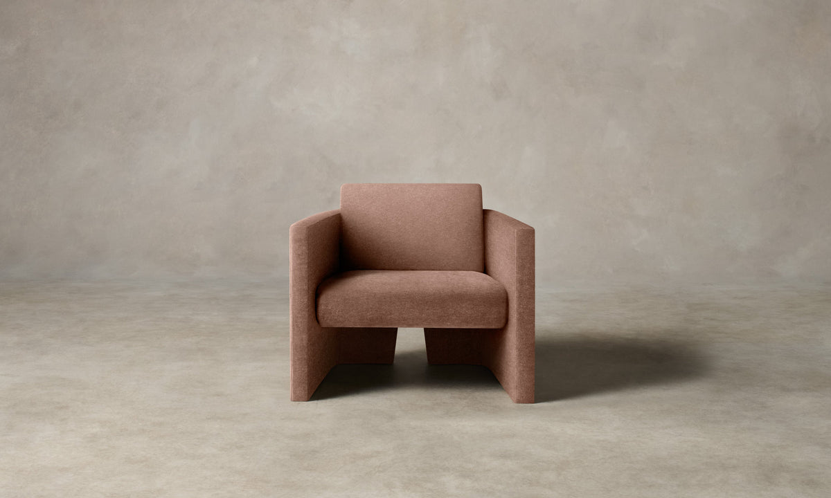 The Separa Chair - Mohair Peony