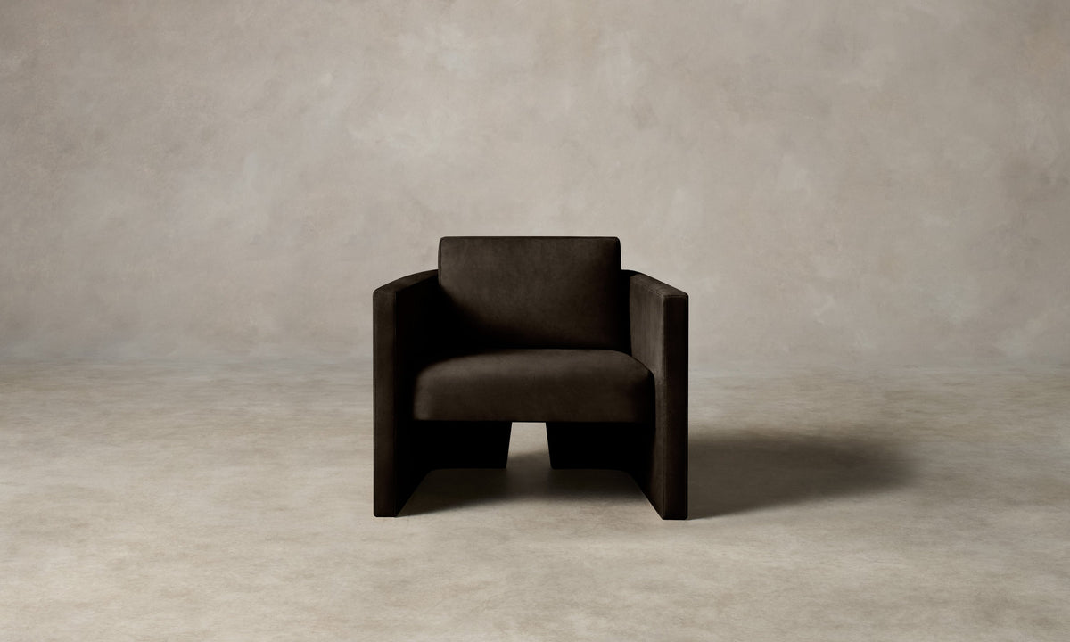 The Separa Chair - Nubuck Leather Espresso