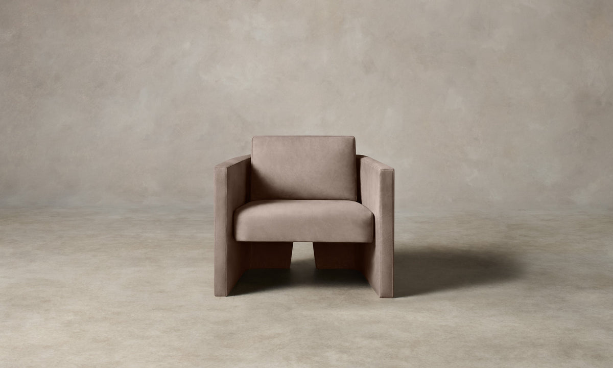 The Separa Chair - Nubuck Leather Fawn