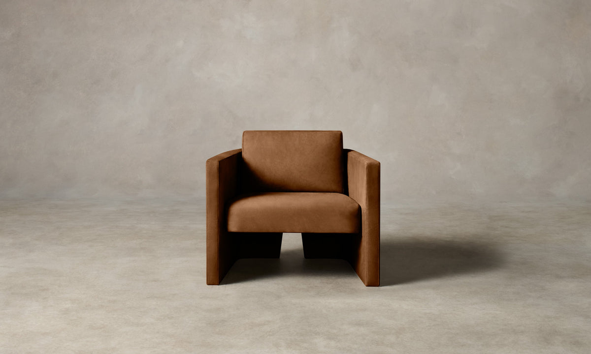 The Separa Chair - Nubuck Leather Saddle