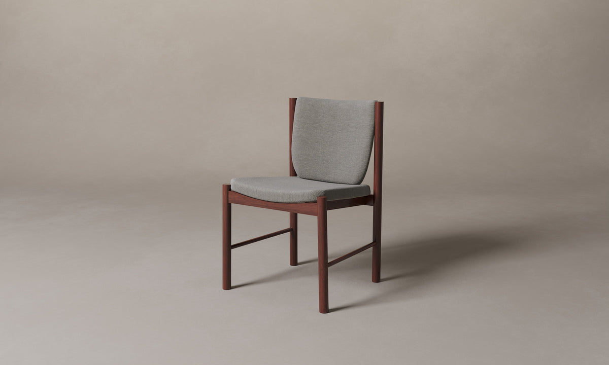 The Sol Dining Chair - Mohair Fog