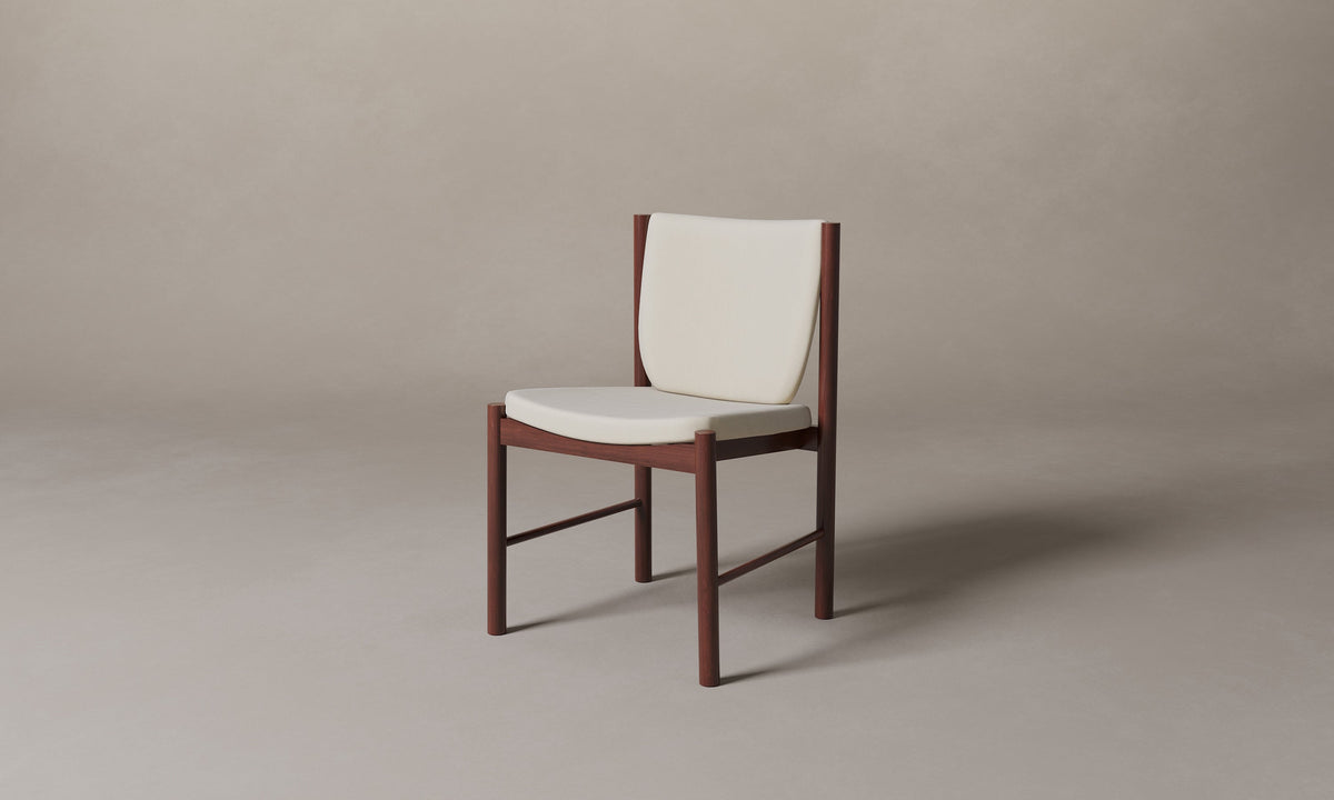 The Sol Dining Chair - Nubuck Leather Sail