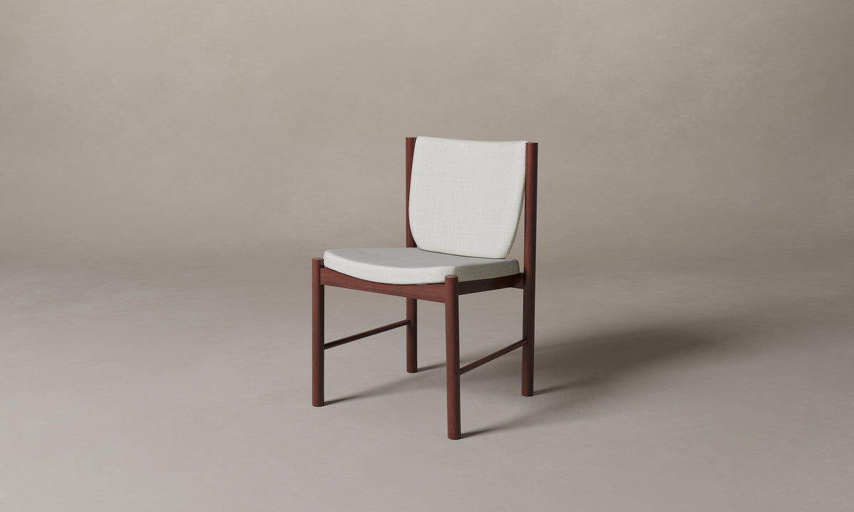 The Sol Dining Chair - Performance Linen Weave Pure White
