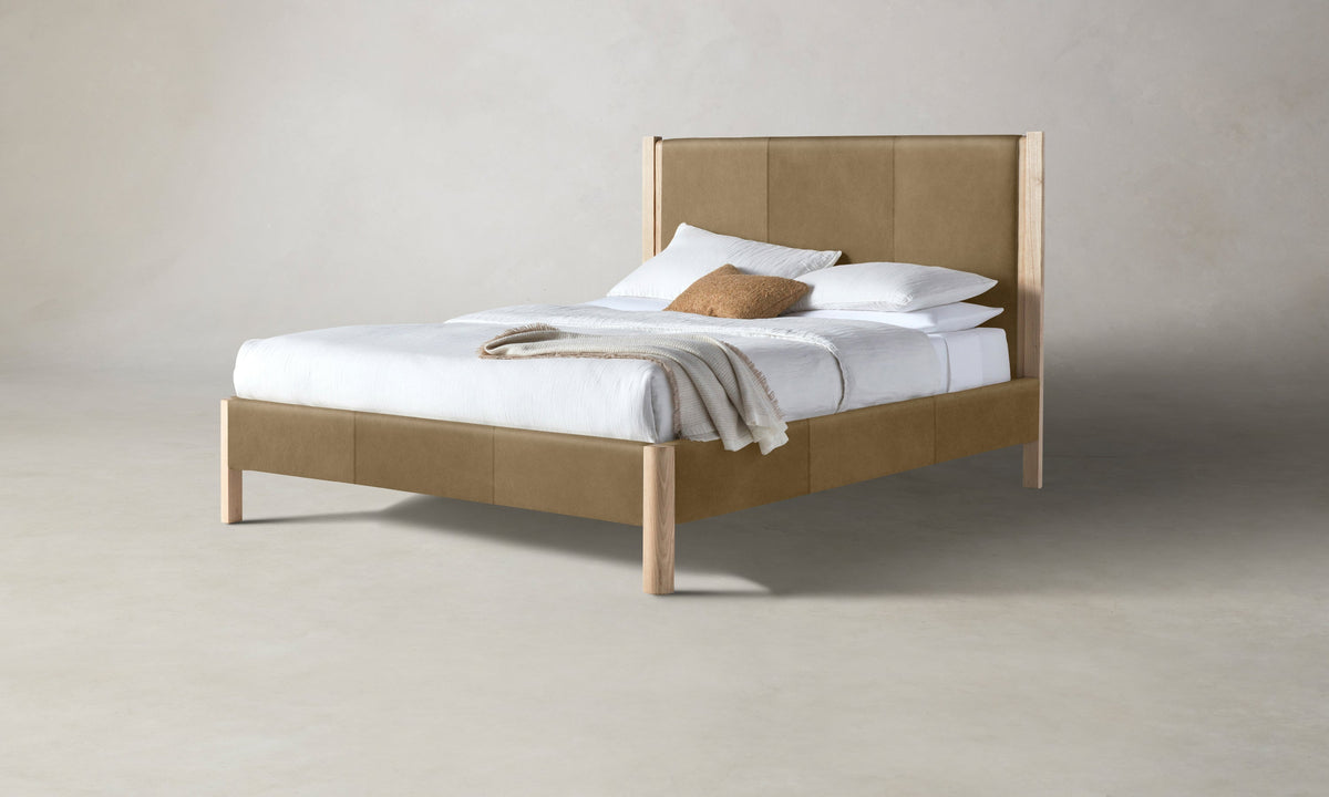 The Thompson Bed - Costa Leather Portobello