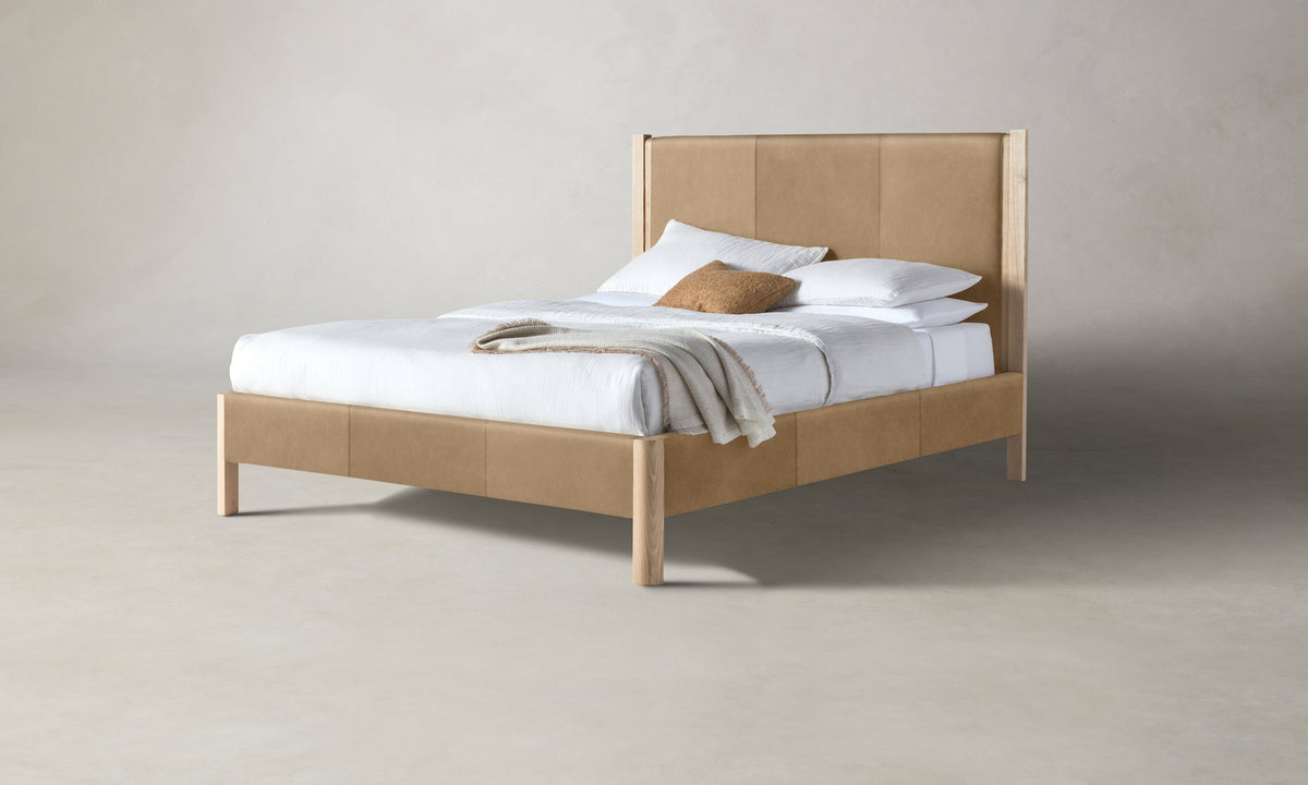 The Thompson Bed - Costa Leather Ridge
