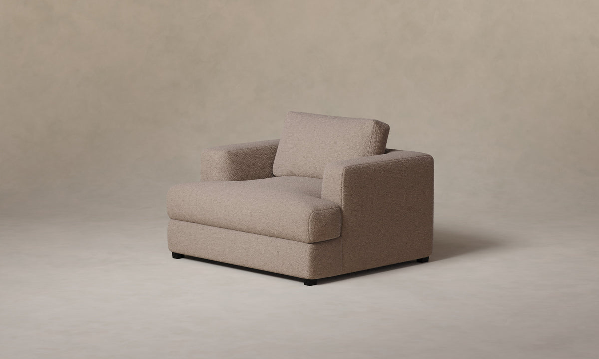 The Varick Chair-and-a-Half - Performance Bouclé Morel