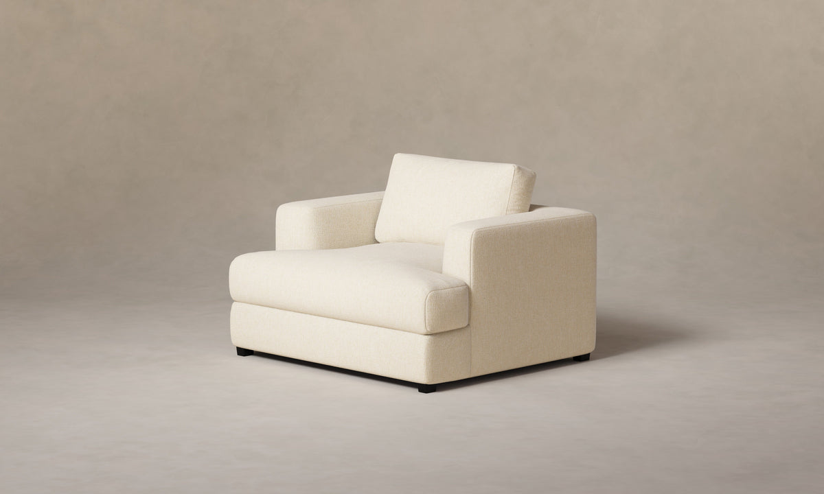 The Varick Chair-and-a-Half - Performance Mélange Weave Shell