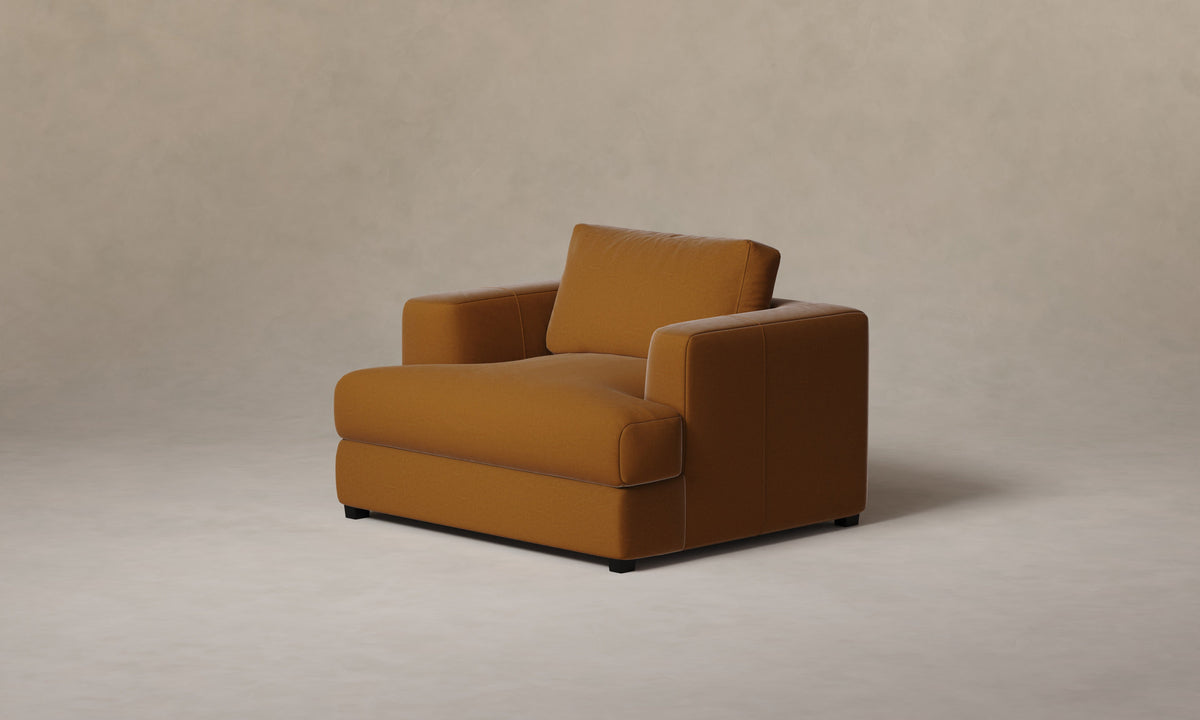 The Varick Chair-and-a-Half - Tuscan Leather Cognac