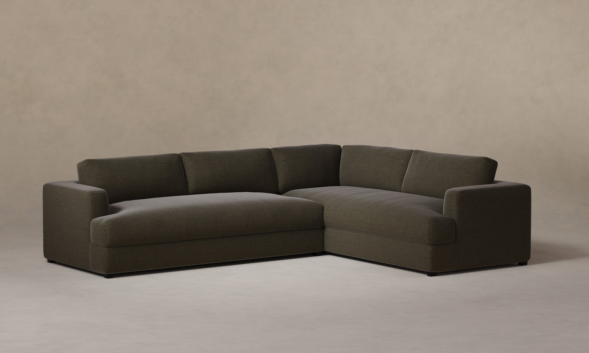 The Varick Sectional - Performance Textural Weave Root