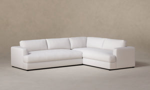 The Varick Sectional - Performance Textural Weave Wisp