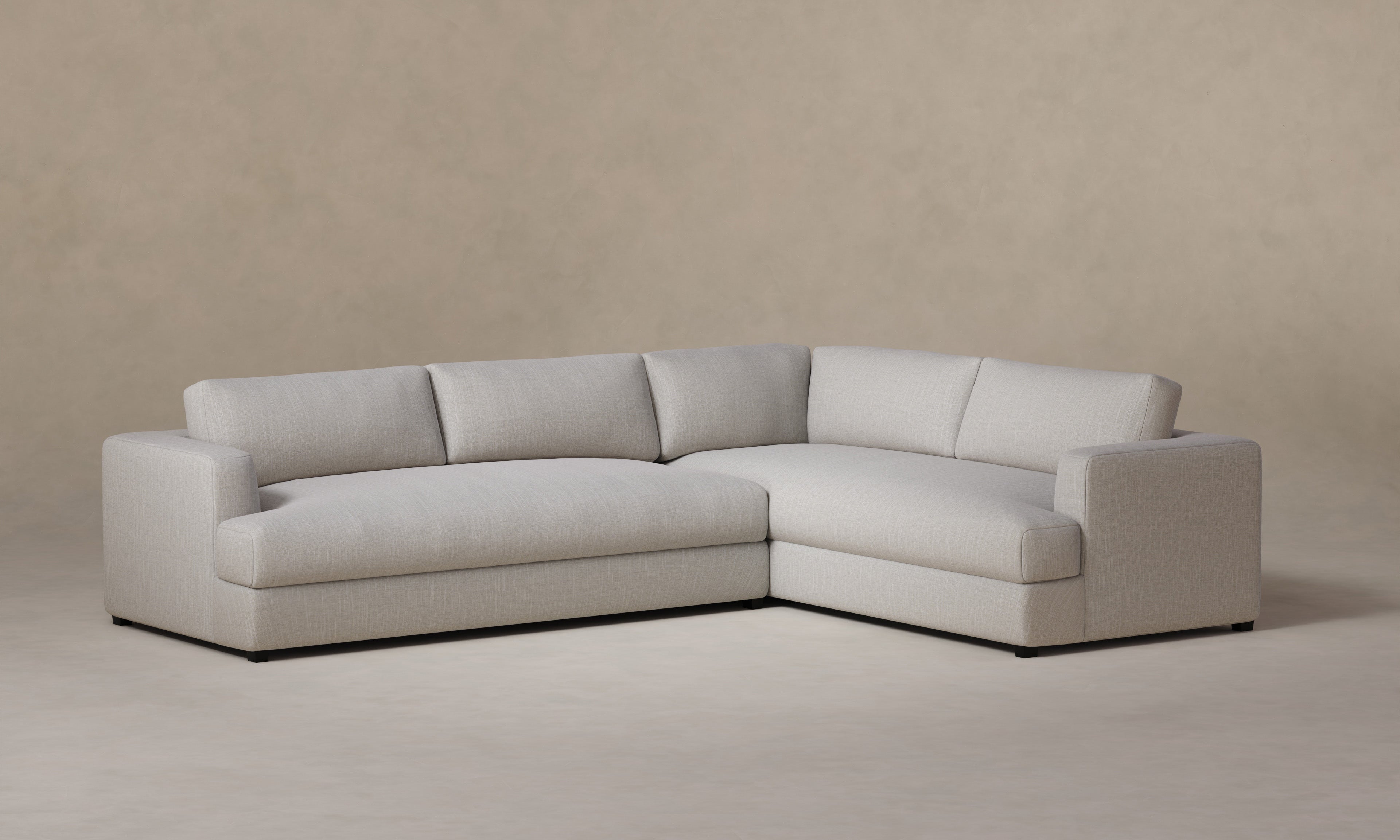 The Varick Sectional - Performance Woven Chenille Steel – Maiden Home