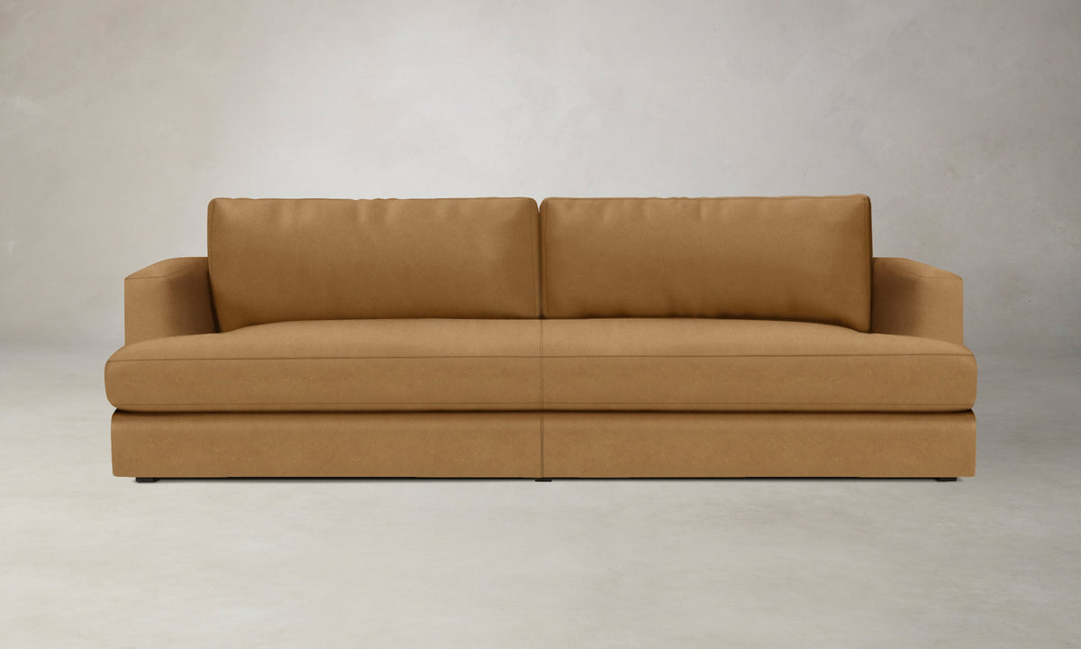 The Varick Sofa - Costa Leather Nutmeg