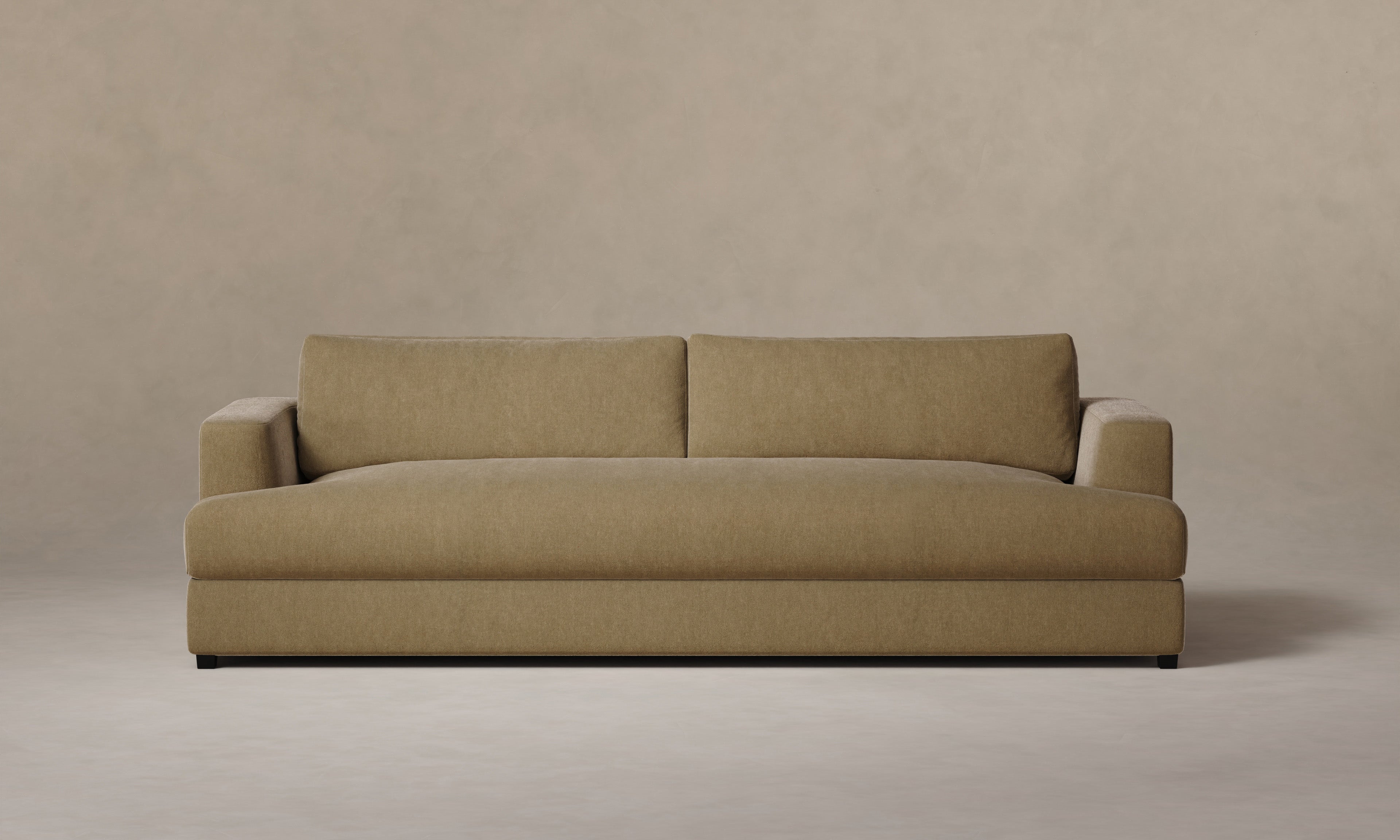 BLESS “6009 Scheich apricot black mohair The Varick Sofa - Mohair Almond – Maiden Home