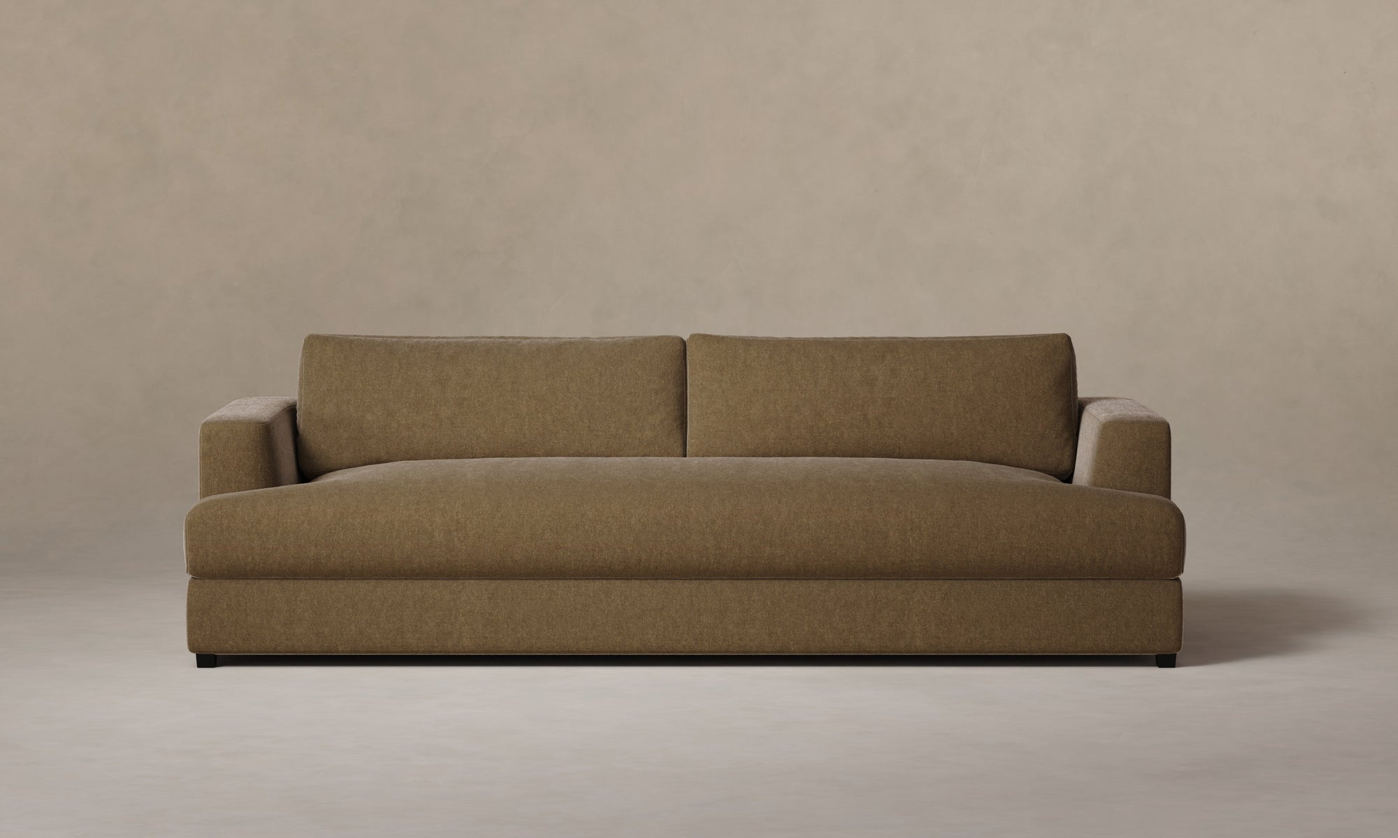 The Varick Sofa - Mohair Mink