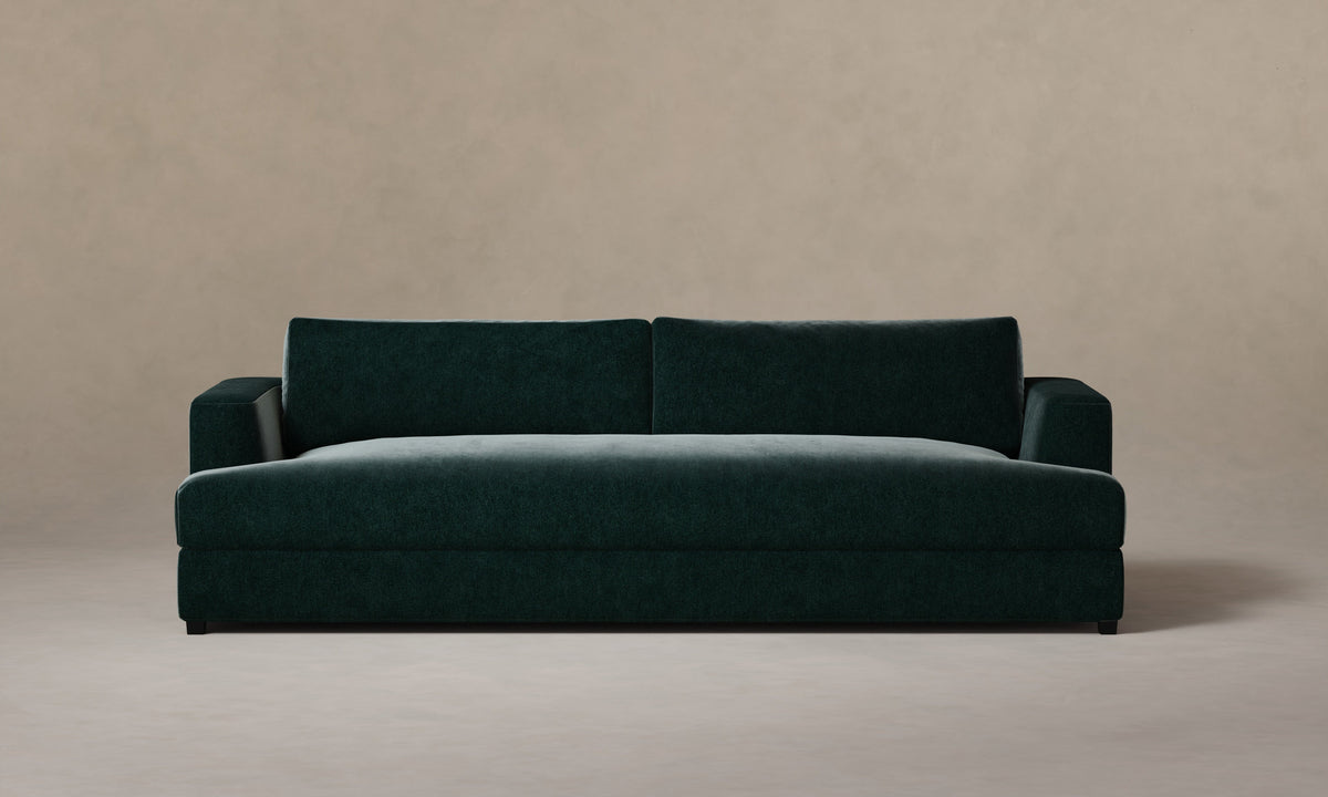 The Varick Sofa - Performance Velvet Emerald