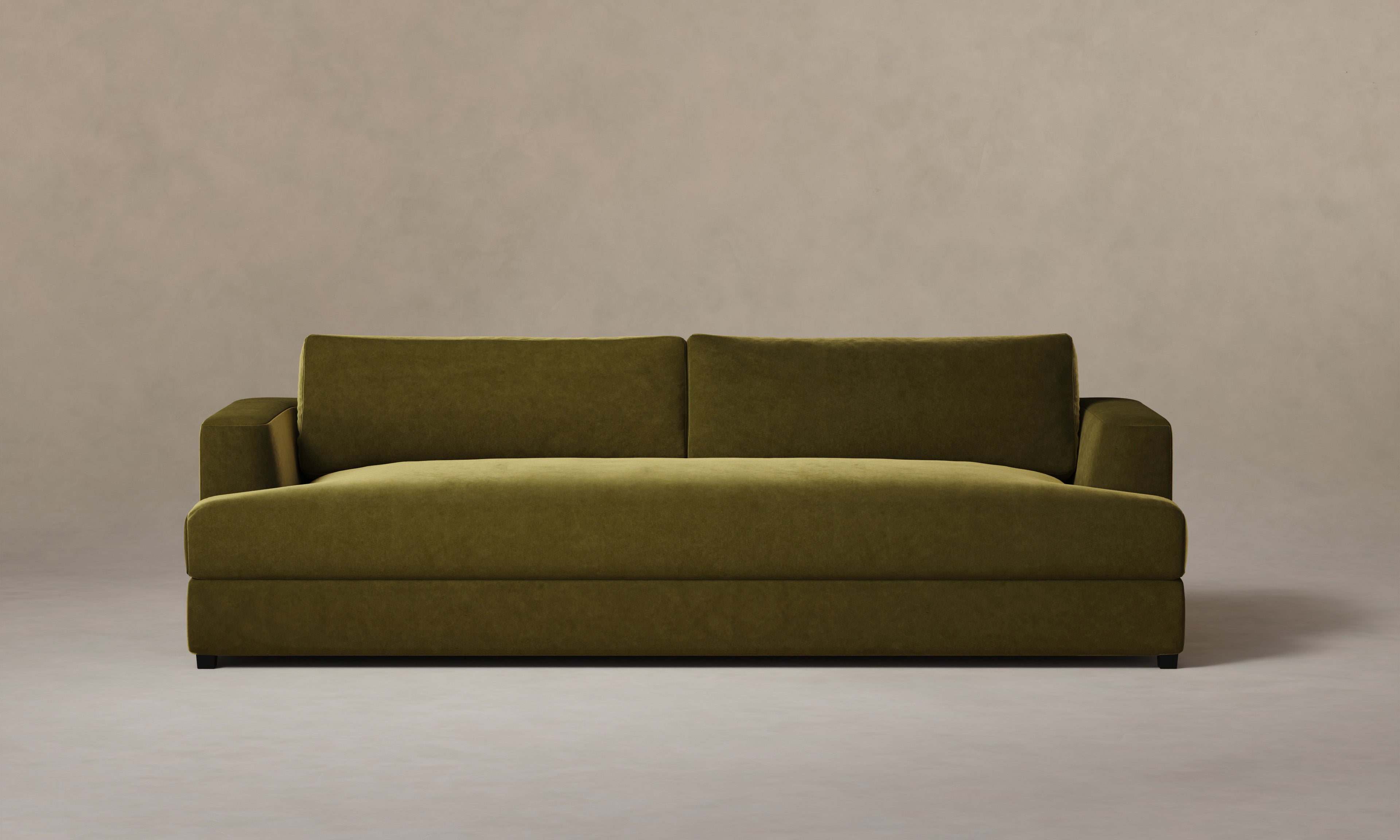 The Varick Sofa - Performance Velvet Olive – Maiden Home