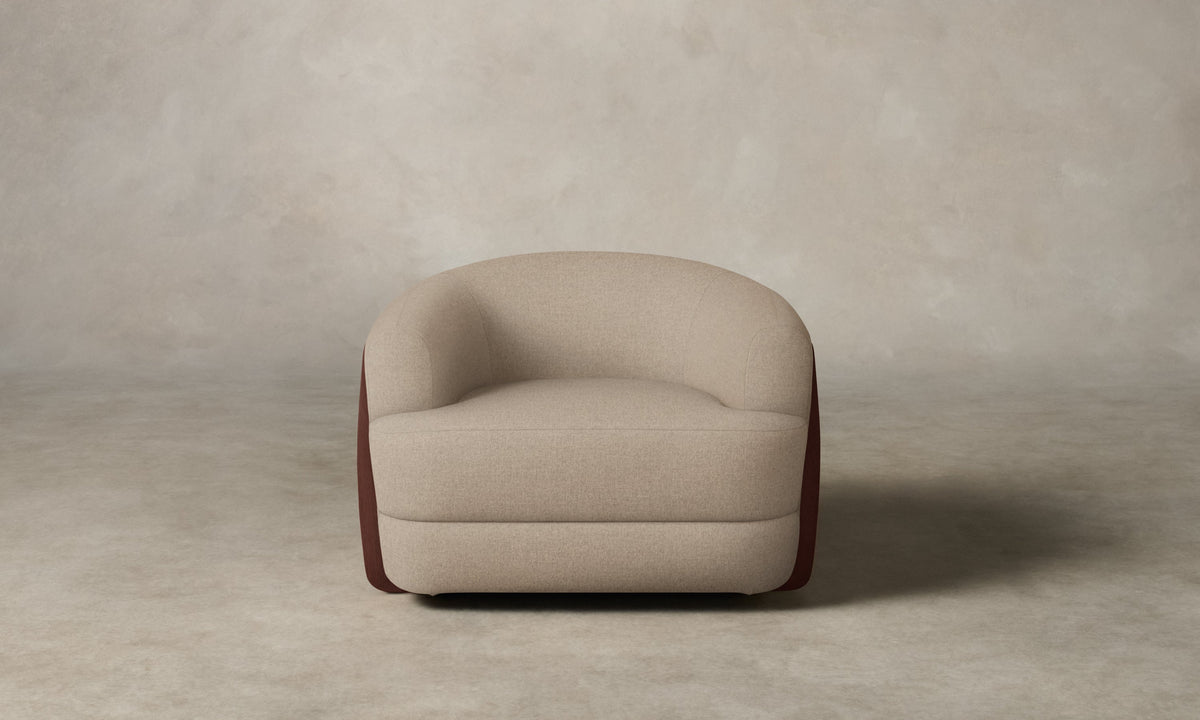 The Vera Chair - Italian Brushed Wool Fox