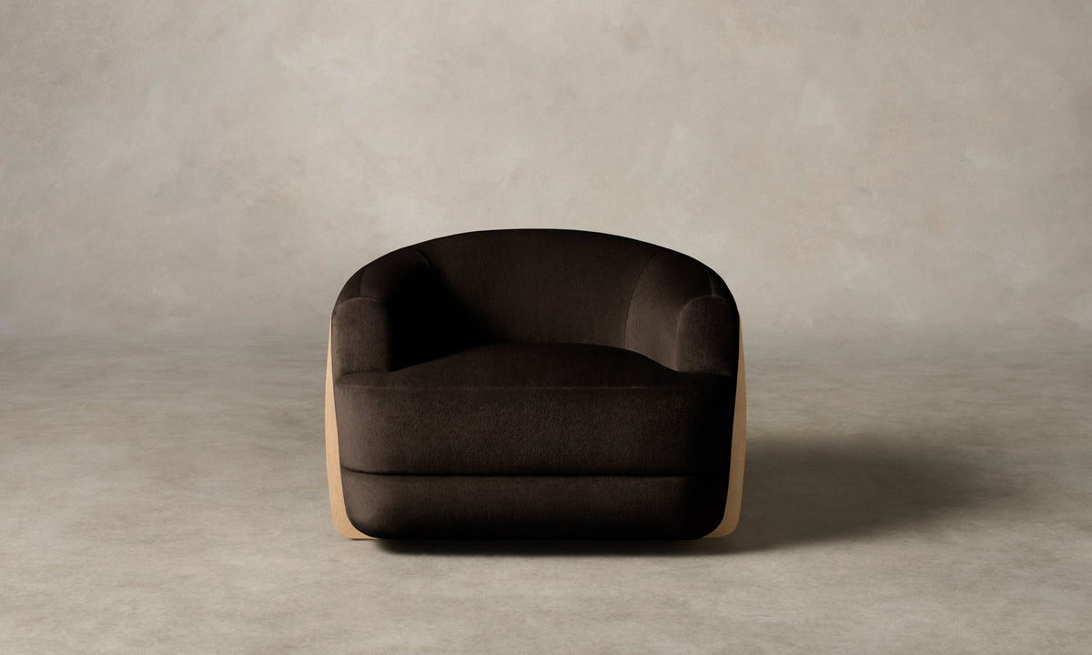 The Vera Chair - Mohair Chocolate