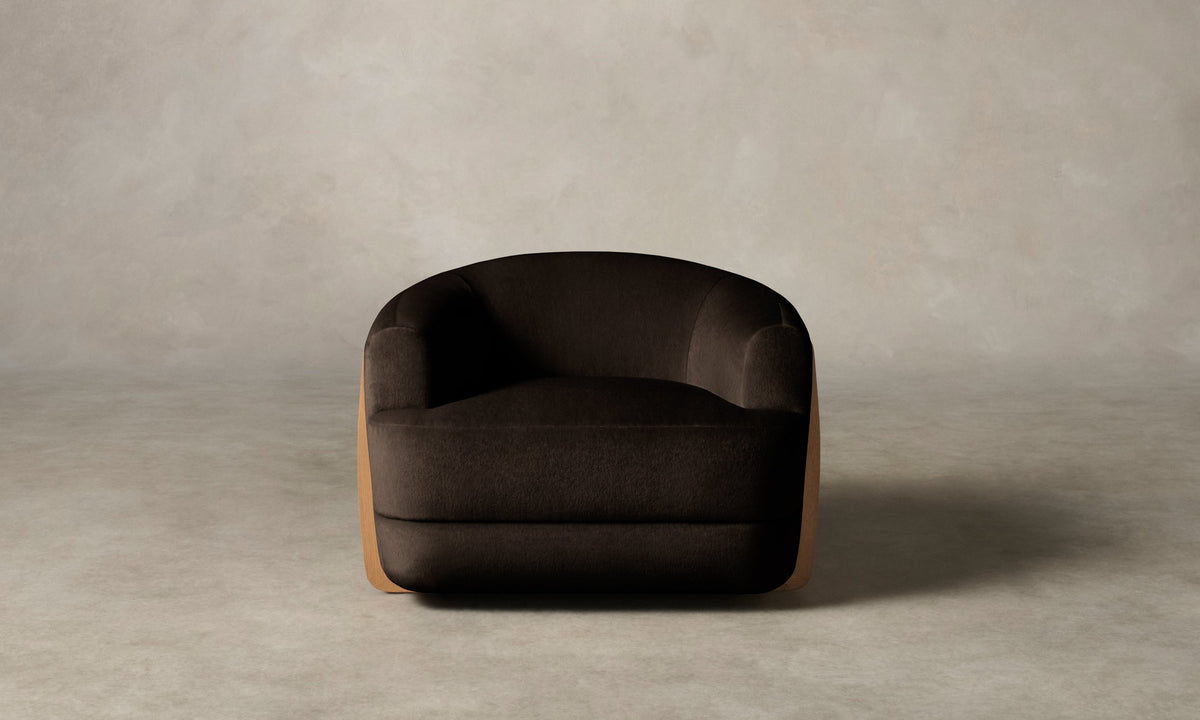The Vera Chair - Mohair Chocolate