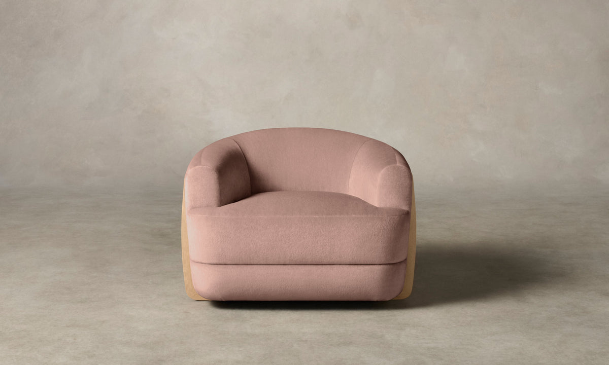 The Vera Chair - Performance Velvet Dusty Rose