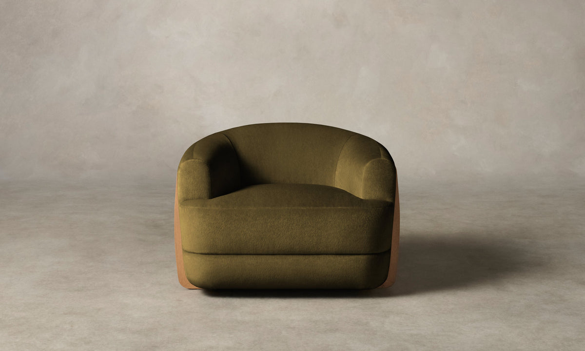 The Vera Chair - Performance Velvet Olive
