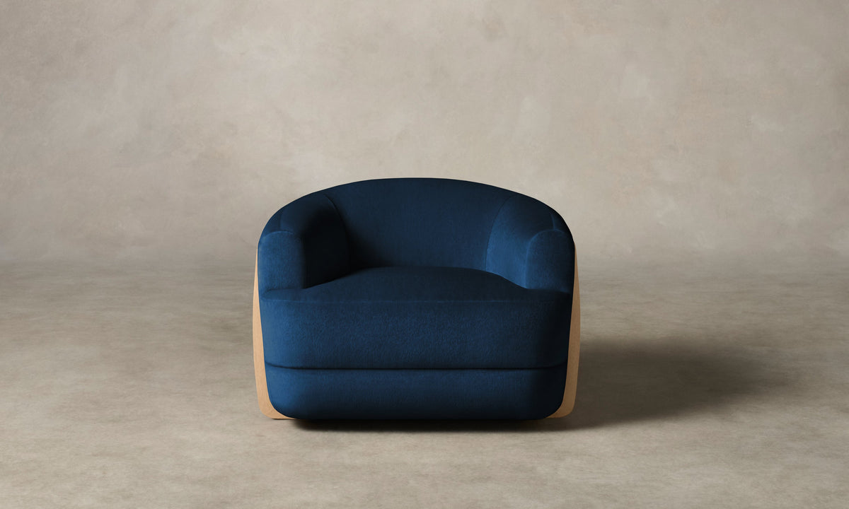 The Vera Chair - Performance Velvet Sapphire