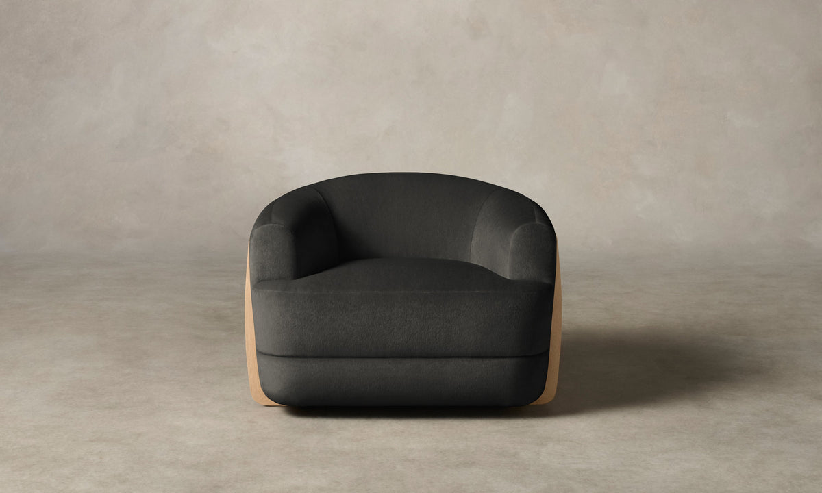 The Vera Chair - Performance Velvet Slate