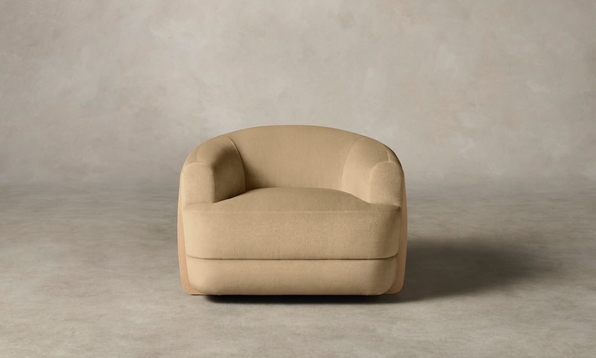 The Vera Chair - Performance Velvet Taupe