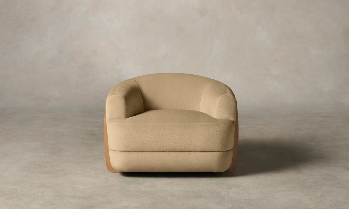 The Vera Chair - Performance Velvet Taupe