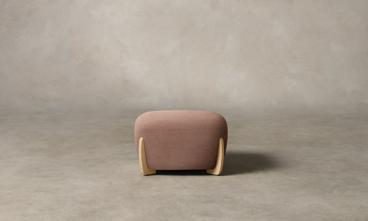 The Vera Ottoman - Mohair Peony