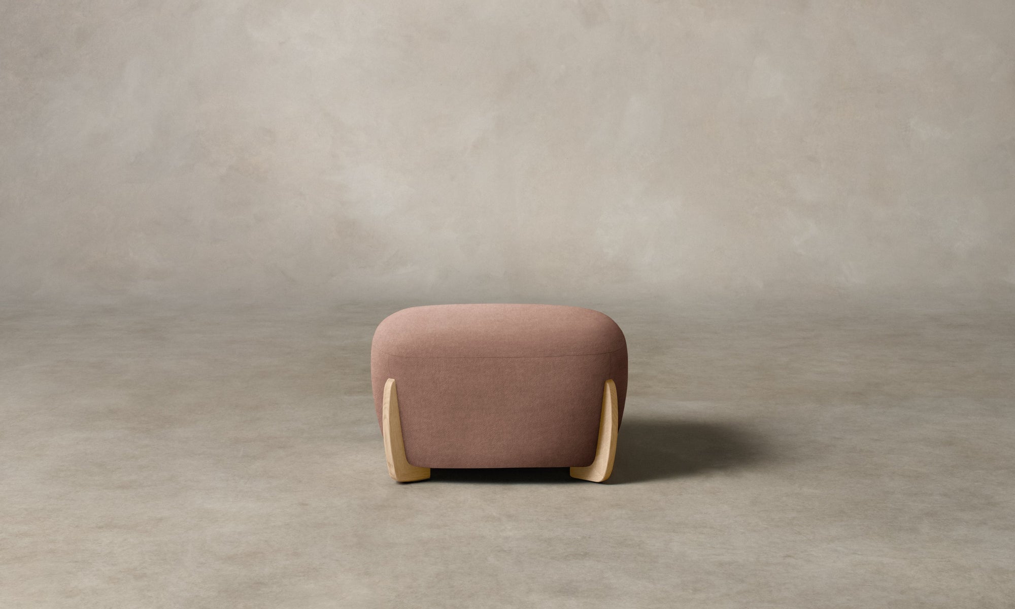 The Vera Ottoman - Mohair Peony