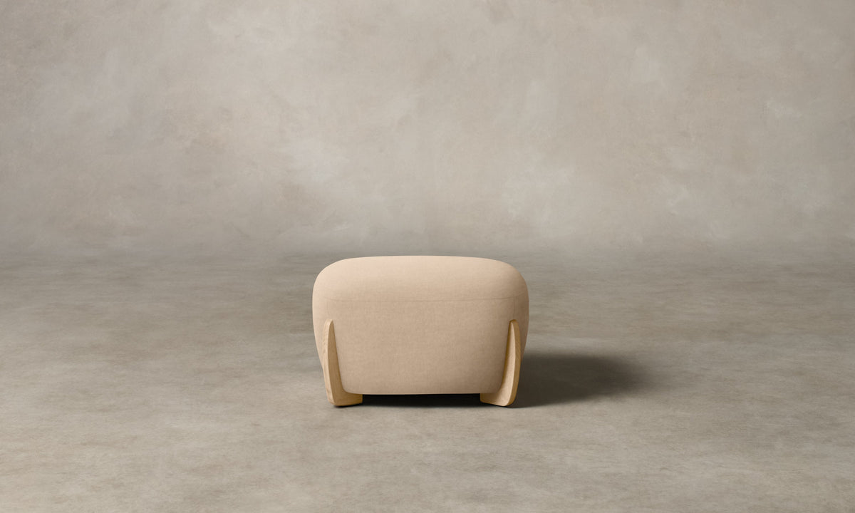 The Vera Ottoman - Performance Velvet Butter