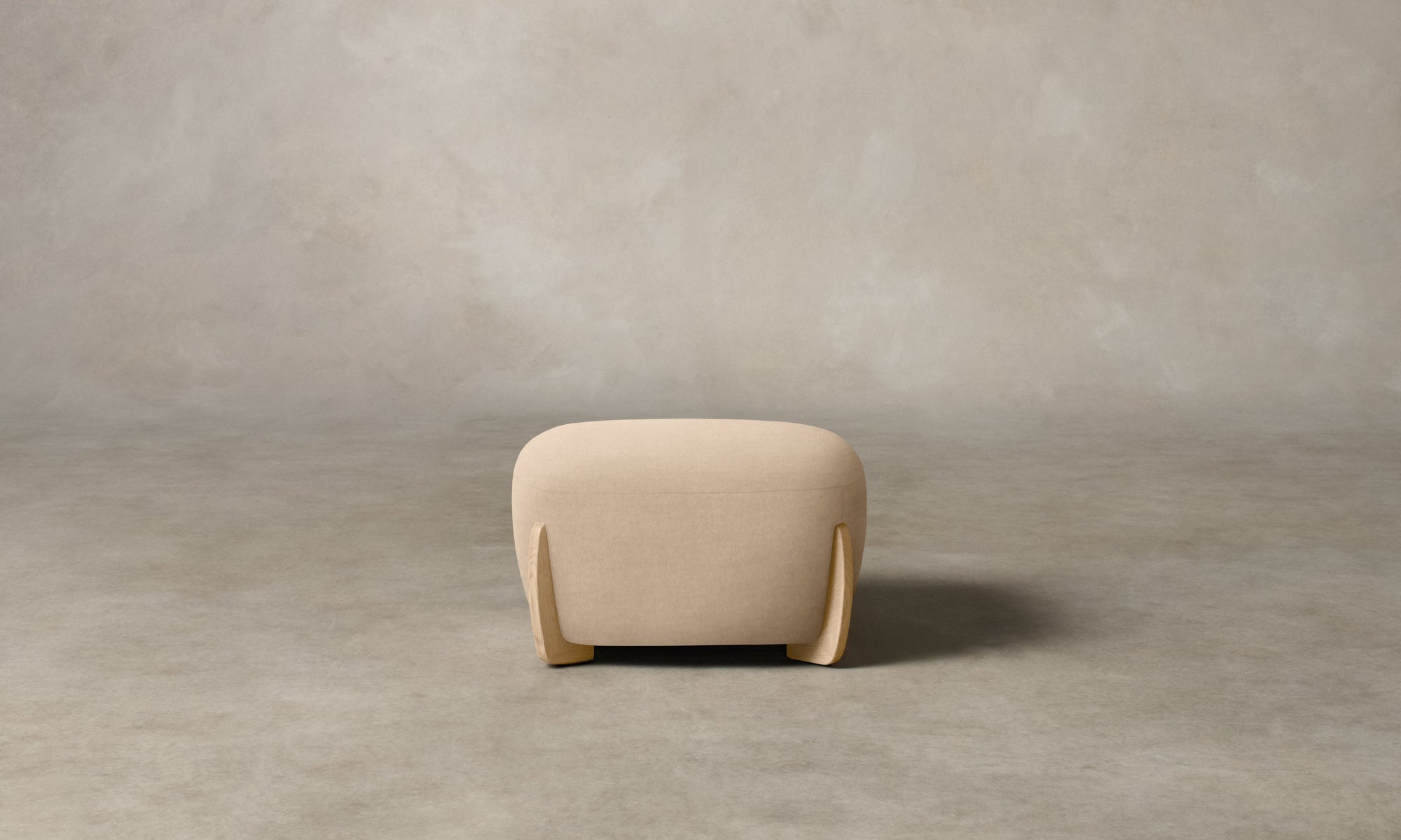 The Vera Ottoman - Performance Velvet Butter