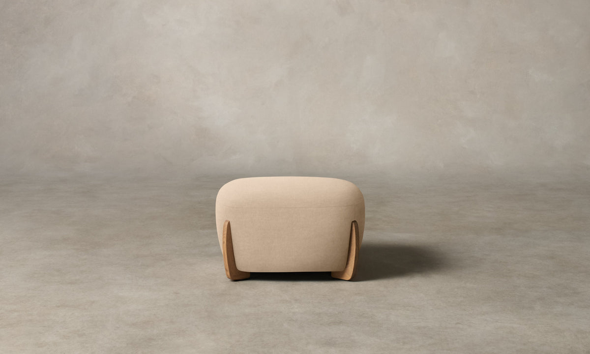 The Vera Ottoman - Performance Velvet Butter