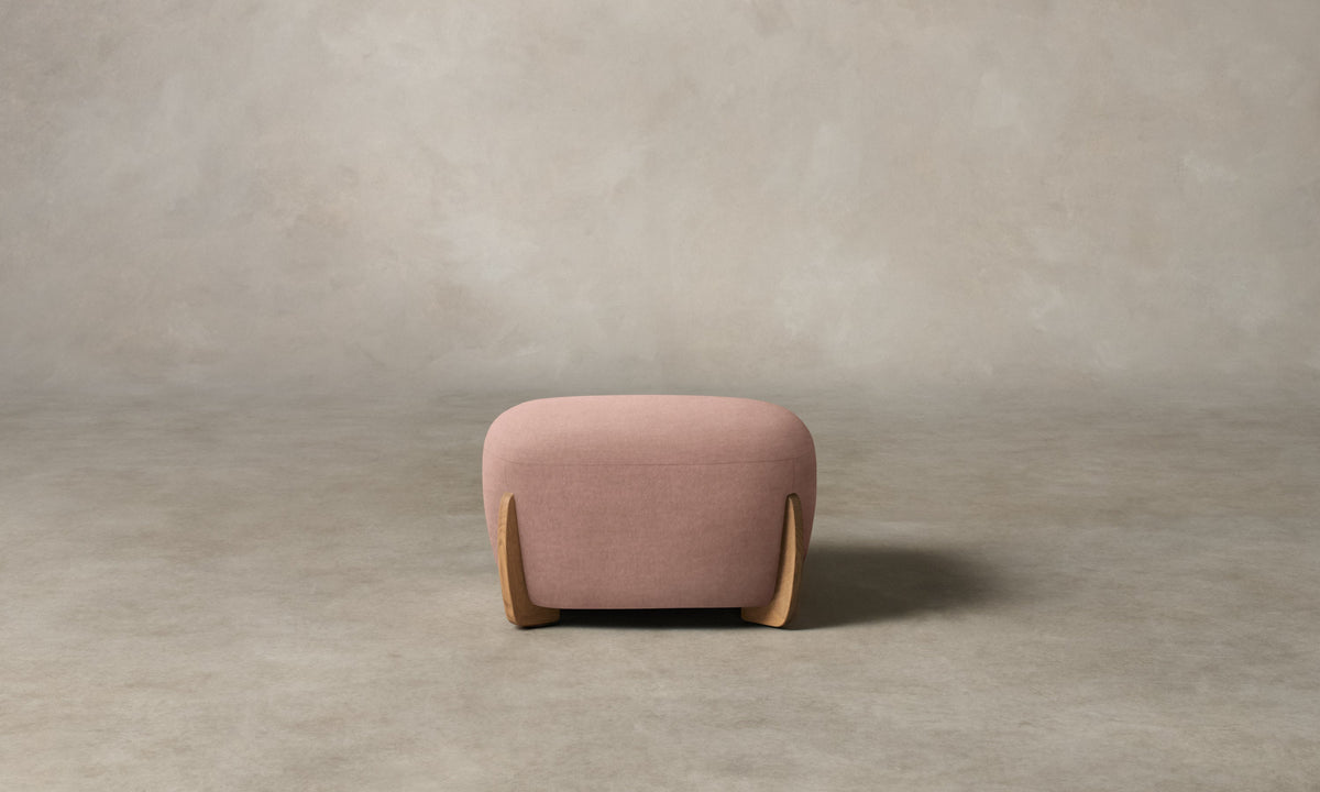 The Vera Ottoman - Performance Velvet Blossom