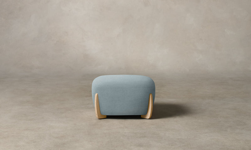 The Vera Ottoman - Performance Velvet Sky